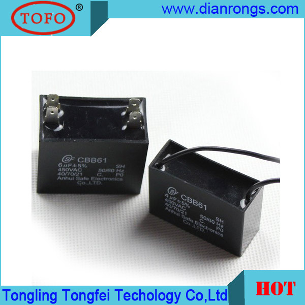 Fan Wiring Diagram Capacitor Cbb61 4.0UF 450VAC