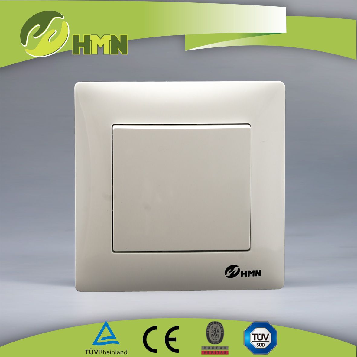 China Wall Switch PC White V Series Intermediate Switch Manufacturer
