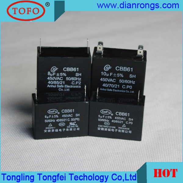 Cbb61 Air Conditioner Capacitor with UL Certificate