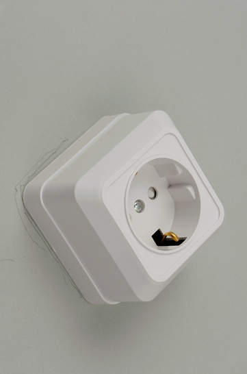 European Style Socket with Earthing with Protection