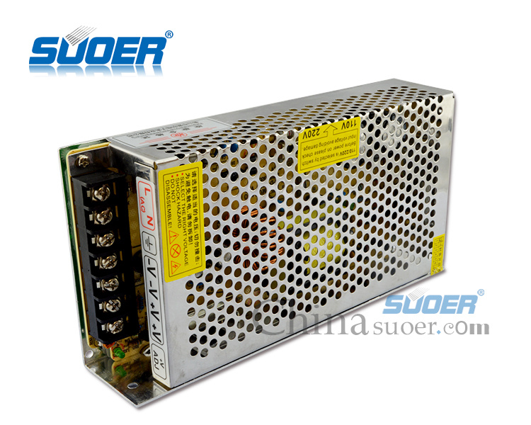 Suoer Factory Price 120W LED DC 12V 10A Power Supply (SPD-P120)