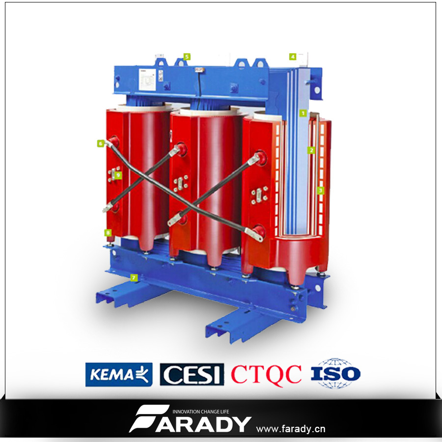 Dyn11 450kVA Winding for Dry Type Electrical Power Transformers