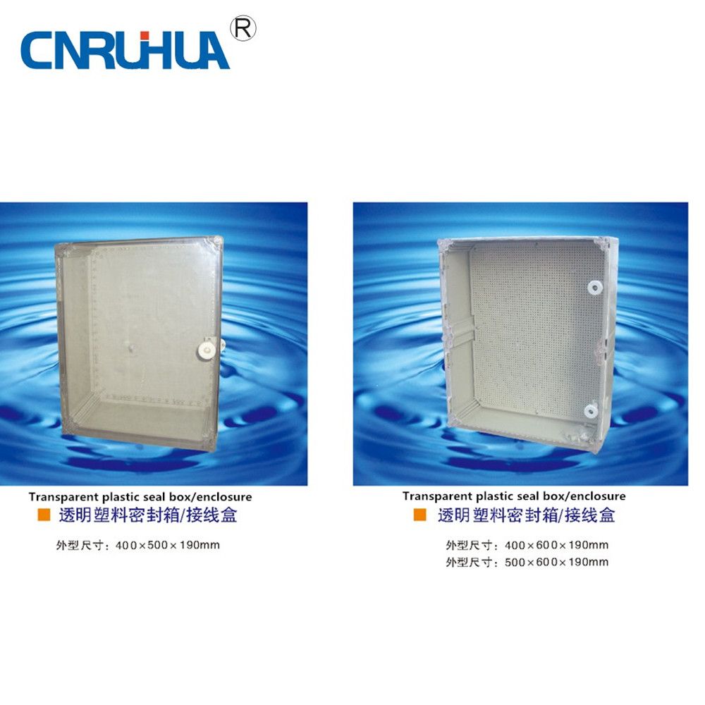 Plastic Distribution Box with Transparent Lid