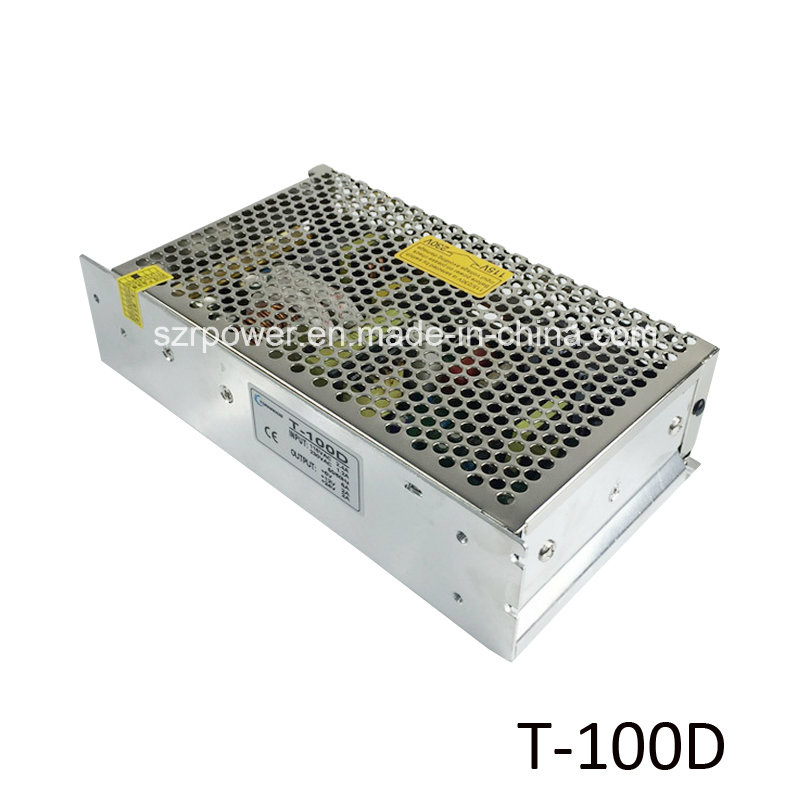 100W 5V 12V 24V Triple Output LED Switching Power Supply