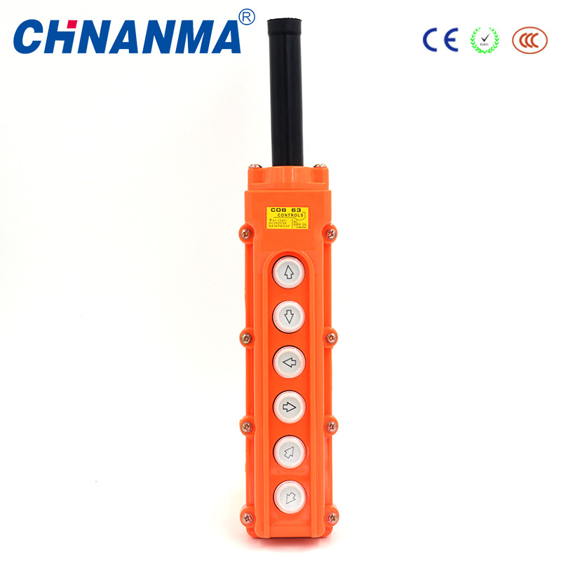 Rainroof Hoist Crane Pendant Control Station Push Button Switch