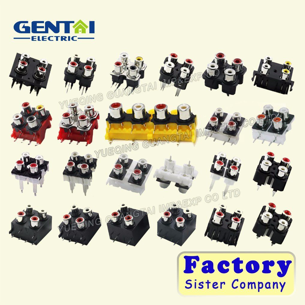 RCA Pin Jack for PCB Mount Connector