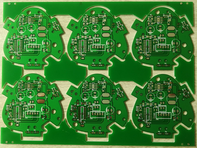 Green Solder Mask Hal Lead Free 1.0mm Double Sided PCB