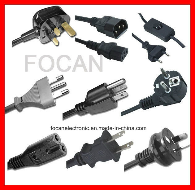 Power Cord for UL, SAA, CE, VDE, BS, PSE (FC-16881)