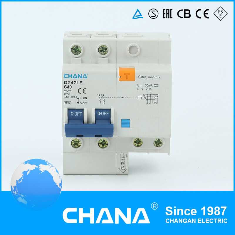 CE and RoHS Approved Electronic Type RCCB Circuit Breaker