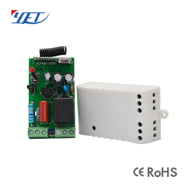 1 Channel 220V Wireless Reciever Learning Code Yet401PC-220V for Gate Motor /Shutter/Barrier