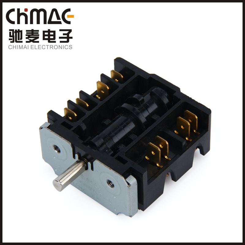 Oven Selector Function Switch with Metal Shafts