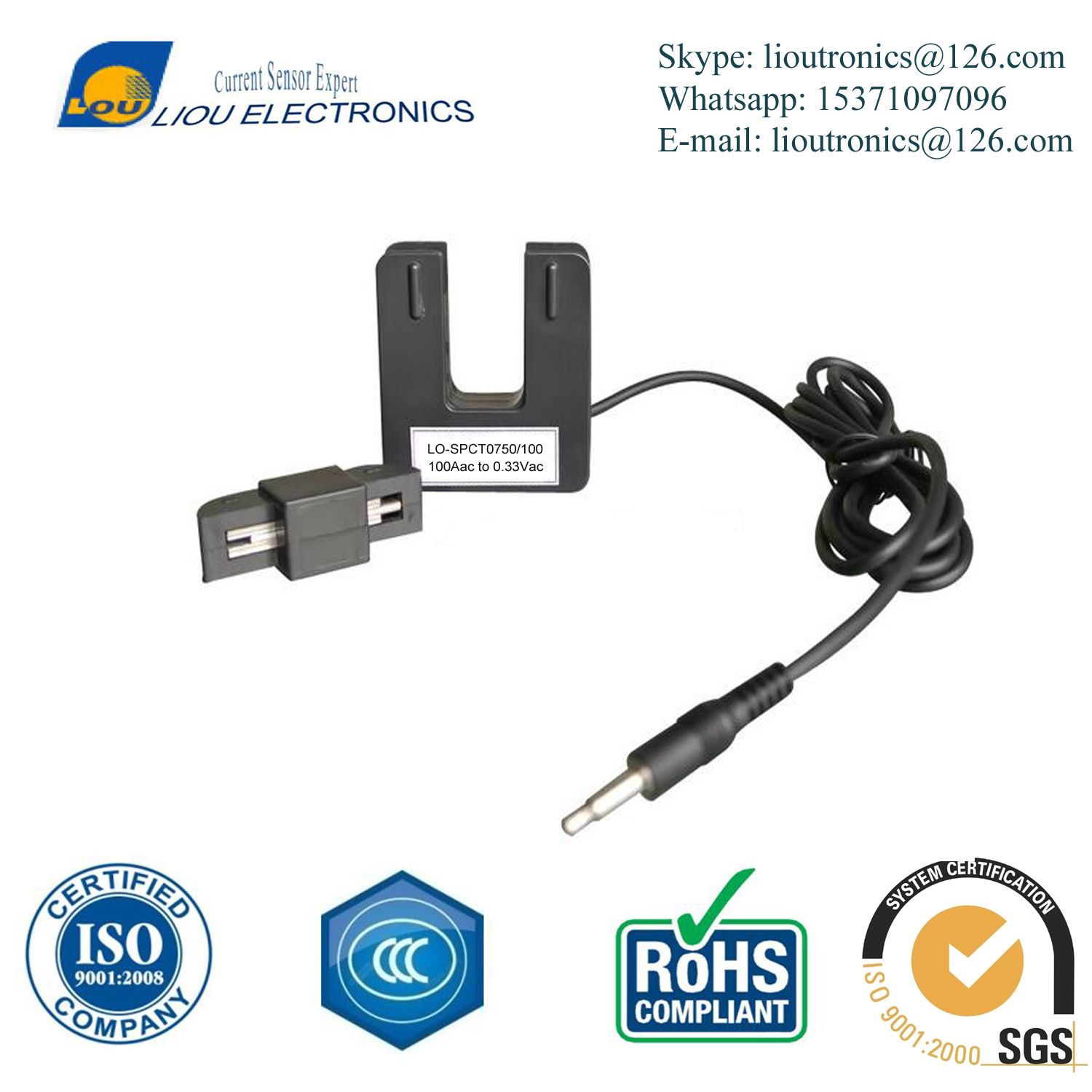 Split Core High Accuracy Current Transducer CT