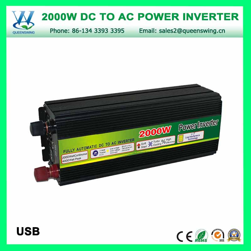 Portable 2000W DC AC Power Inverter (QW-M2000)