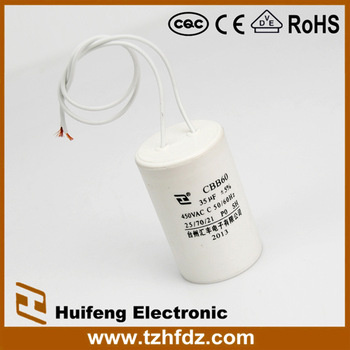 Cbb60 Motor Run Capacitors Wire Series