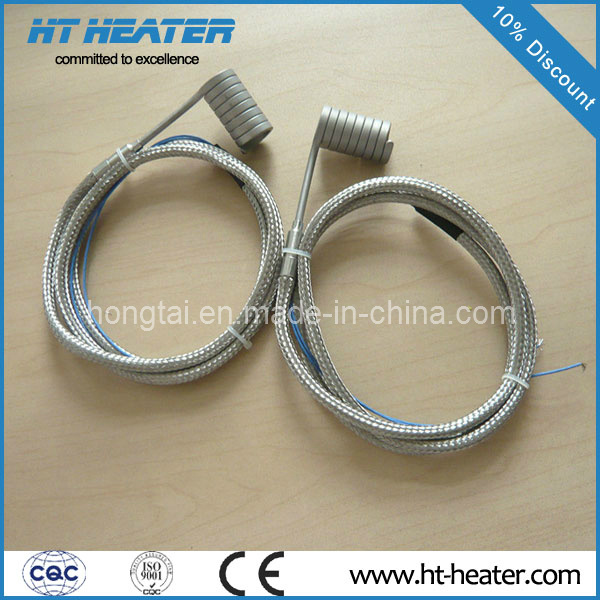 Coil Spring Heater Element with Thermocouple