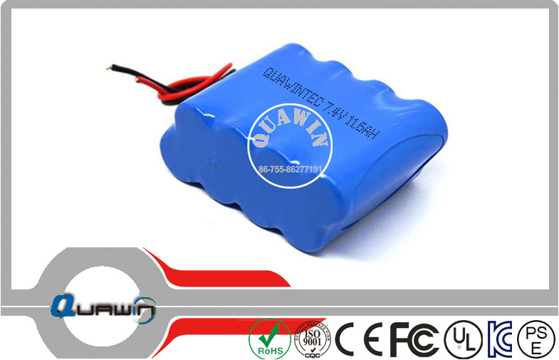 2s4p 7.4V 11600mAh Lithium Battery