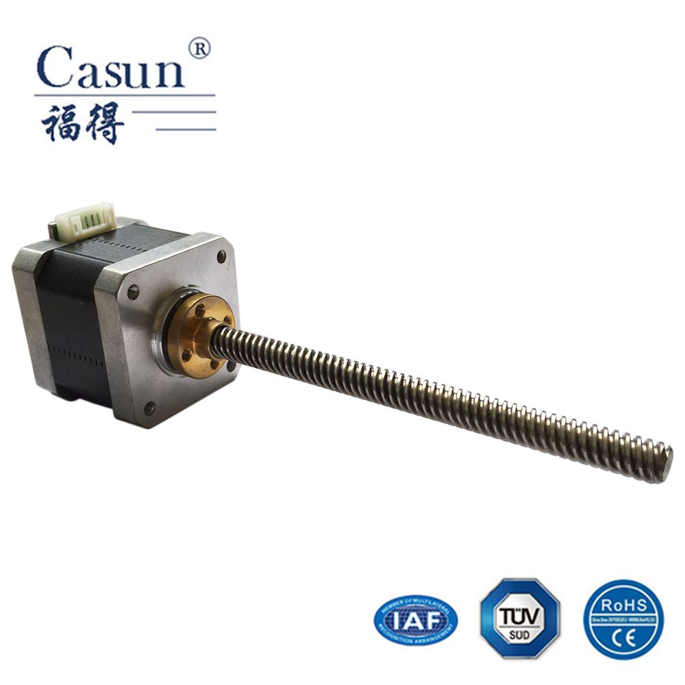 2 Phase NEMA 17 Linear 120mm Lead Screw Stepper Motor (42SHD0218-120NK)