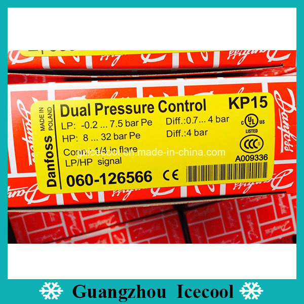 Kp15 Dual Auto Danfoss Pressure Control Switch for Refrigeration Condensing Unit