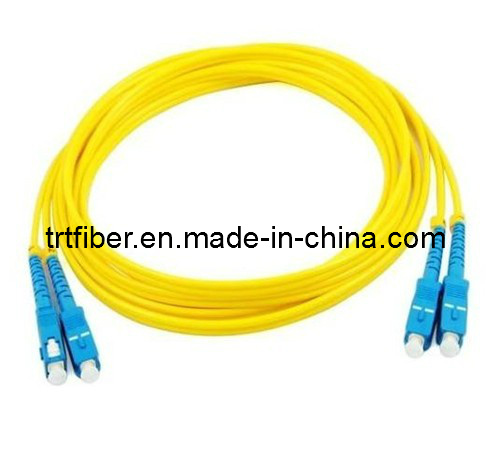 SC/UPC Singlemode Duplex Fiber Optic Patch Cord (fiber optical jumper)