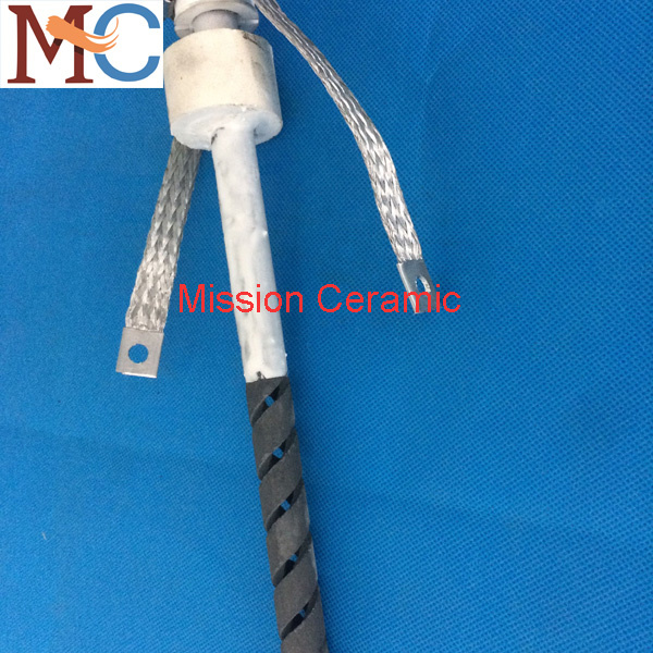 1450c Diameter 15mm Customized Sic Heating Element