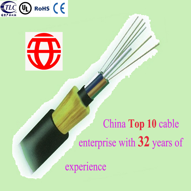 8 Core Double Sheath Non-Armored All Dielectric Self-Supporting Optical Fiber Cable From China