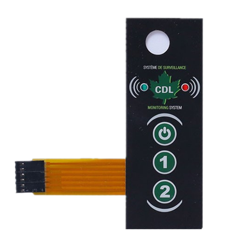 Foundation Customized Flat Keyboard Membrane Switches with RoHS Certification