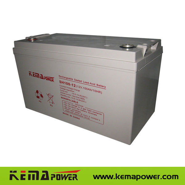 Sh100ah-12 AGM VRLA 12VDC Battery