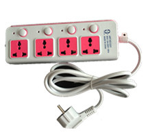 Movable Multi Function Colorful Extension Electrical Multiple Plug Socket