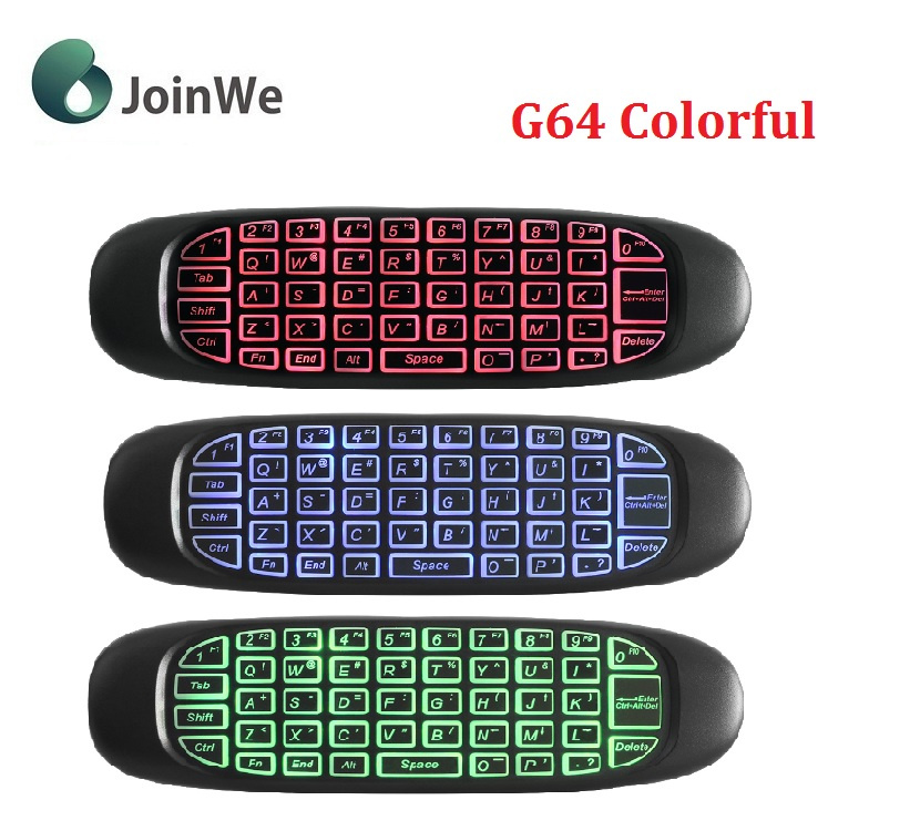 Remote Control G64 Colorful Backlit Keyboads