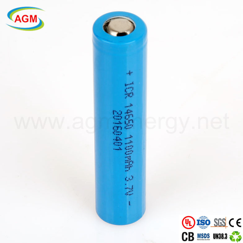 Icr 14650 1100mAh 3.7V Lithium Ion Battery