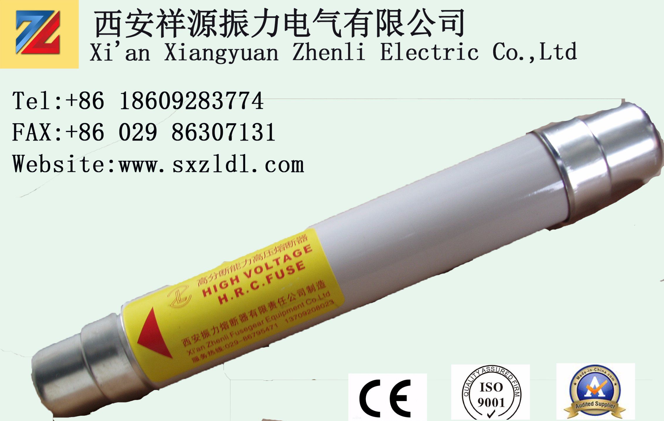 High-Voltage Current Limiting Fuse for Voltage Transformer Protection