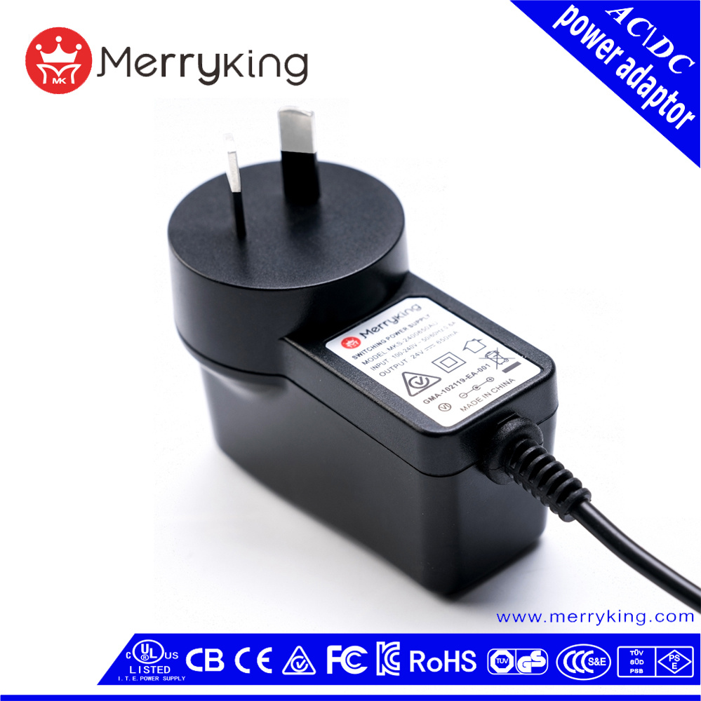 Ar Plug High Quality 24V 600mA S Mark Approved Power Adapter