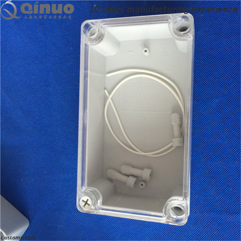 IP65 158*90*60 mm Rectangular Plastic Waterproof Junction Box
