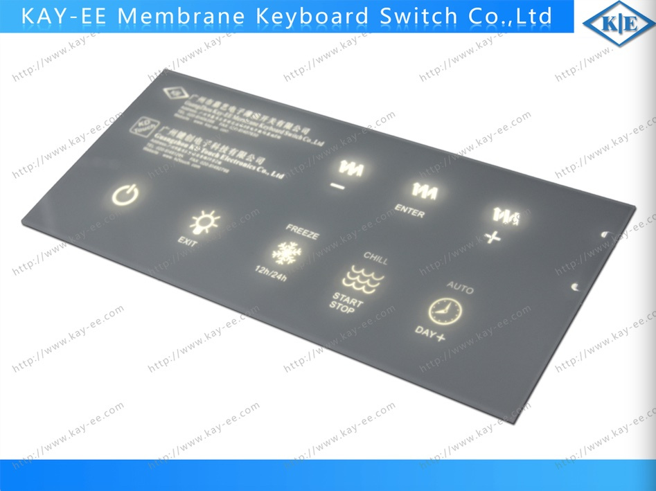Sensitive Tactile Capacitive Membrane Switch with Backlighting