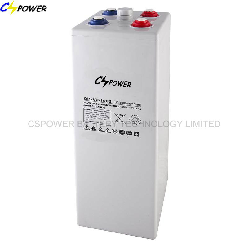 Telecom/UPS Rechargeable Opzv Tubular Gel Battery 2V1000ah