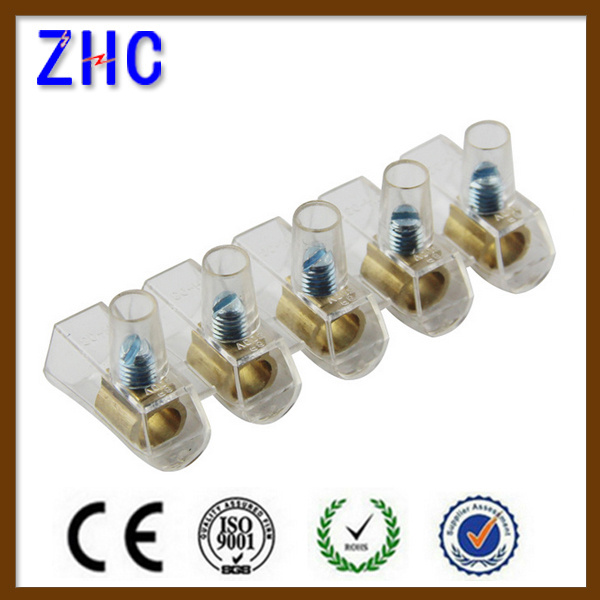1p 2p 3p 5p Electric Plastic DIN Rail PC Terminal Block