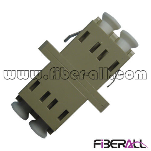 Plastic LC/PC mm Duplex Fiber Optical Adapter with Footprint