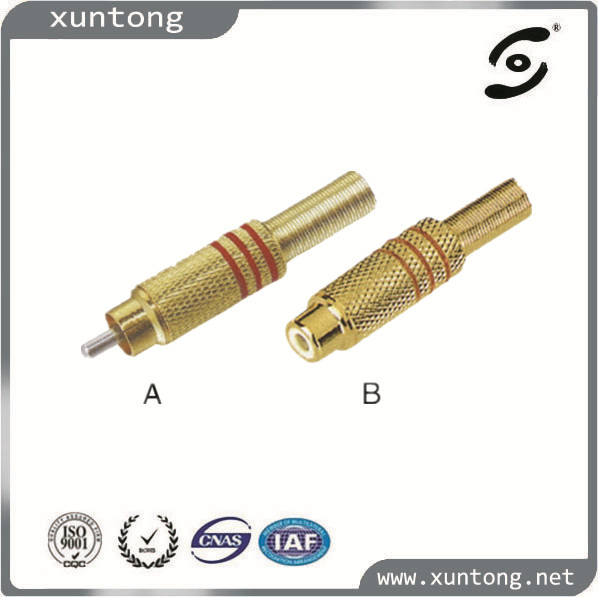 RCA to Coaxial Cable Adapter Connector