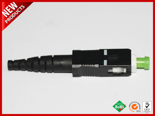 FTTH 3mm Fiber Optic SC Multimode Duplex Connector