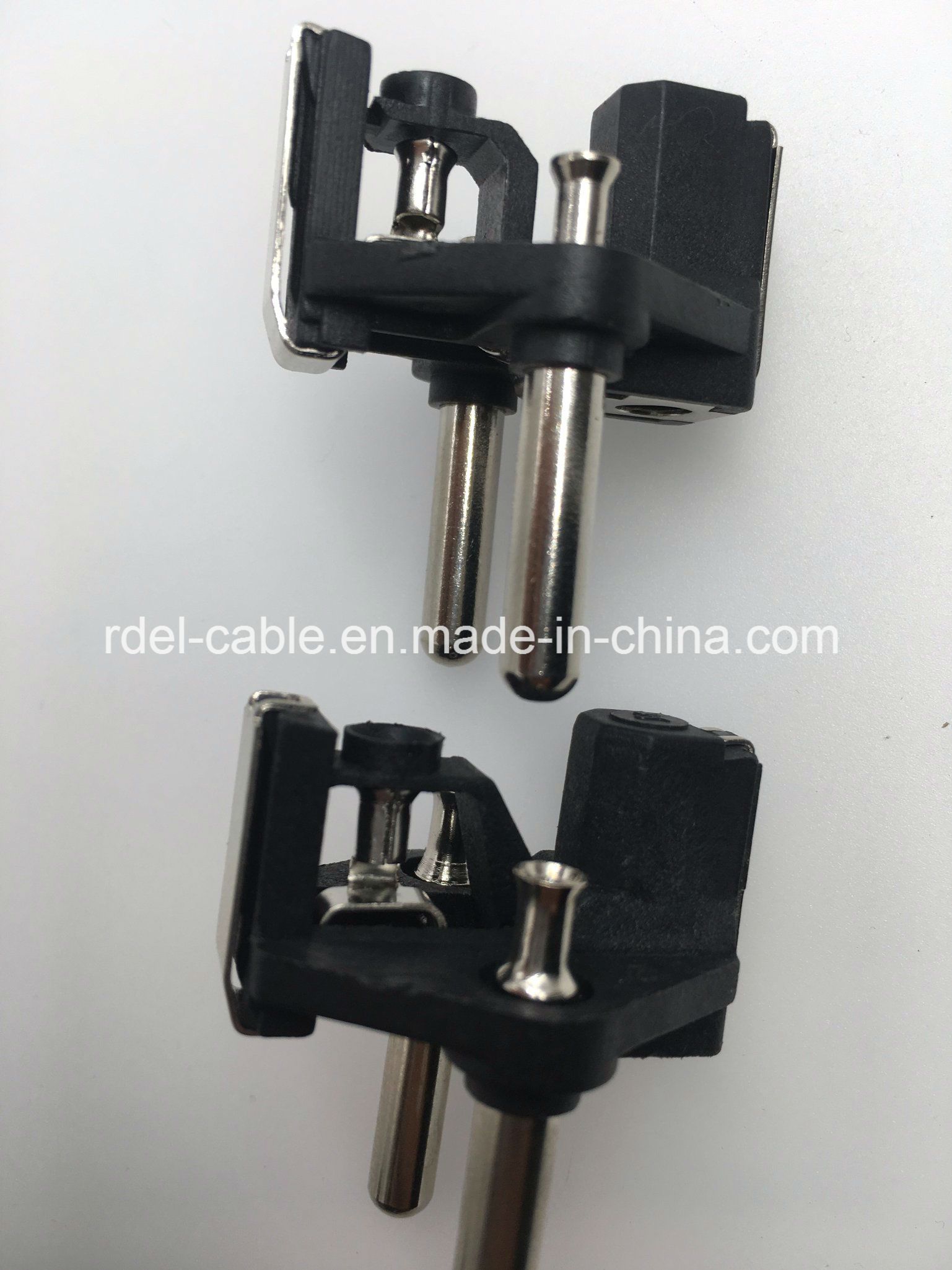 16A PC Material European/Germany Hollow Power Plug 2 Pins Turkey Schuko Plug Insert RoHS
