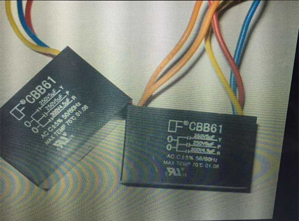 Cbb61 Series AC Motor Run Capacitors, Fan Capacitors