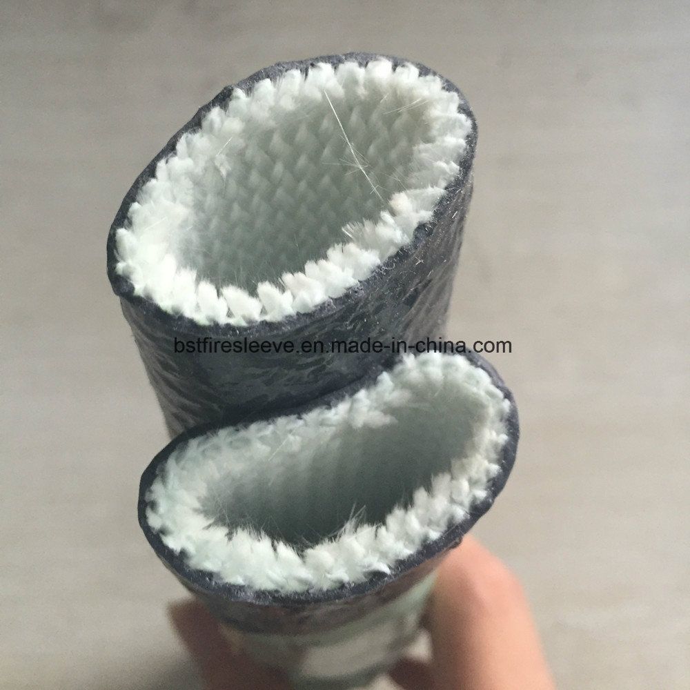 Thermal Insulation Silicone Fiberglass Fire Sleeve