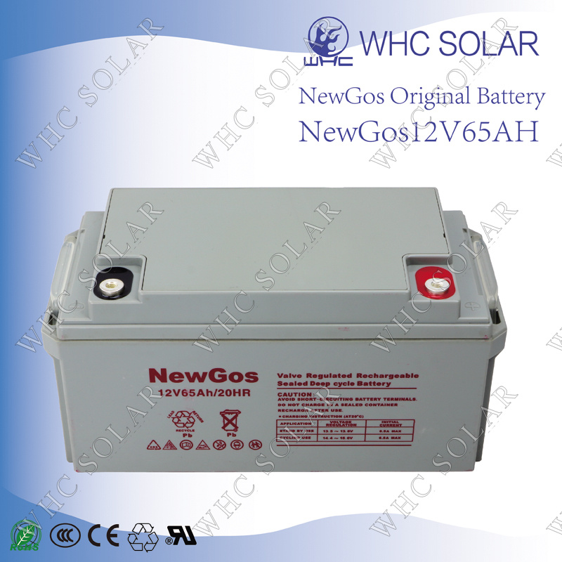 12V 65ah Energy Storage AGM Solar Cell Battery