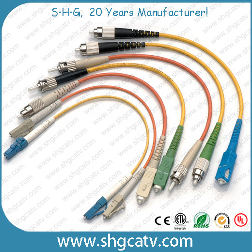Fiber Optic Cable Patch Cord with Sc/FC/LC/St/MTRJ Connector