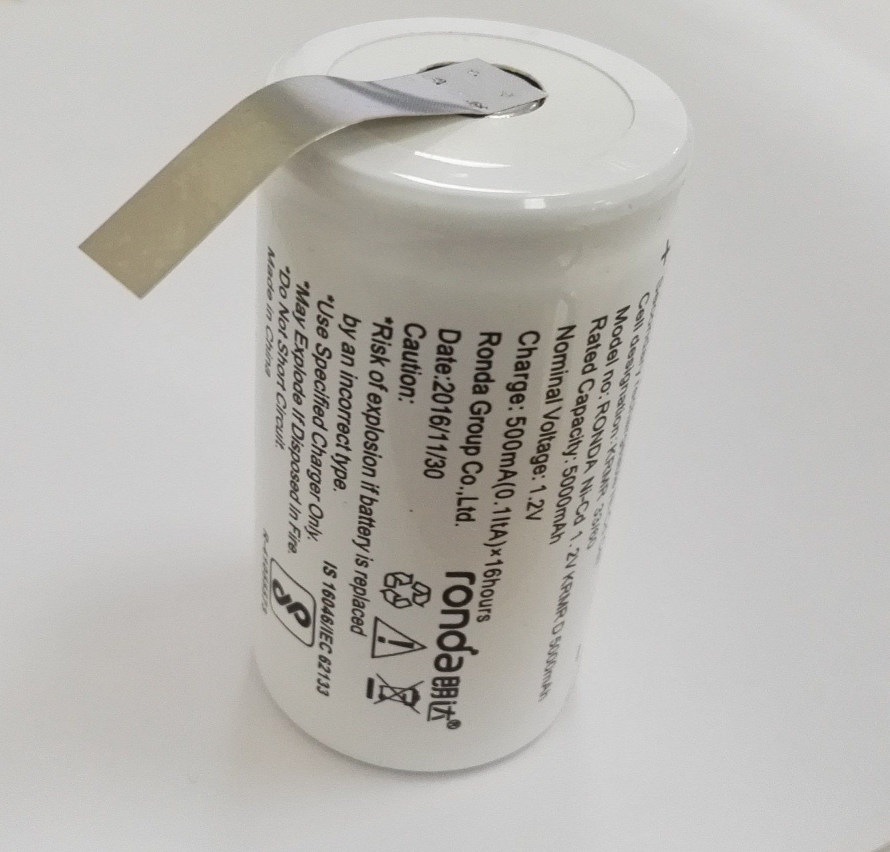 1.2V D4000mAh High Temperture Long Cycle Ni-CD Battery