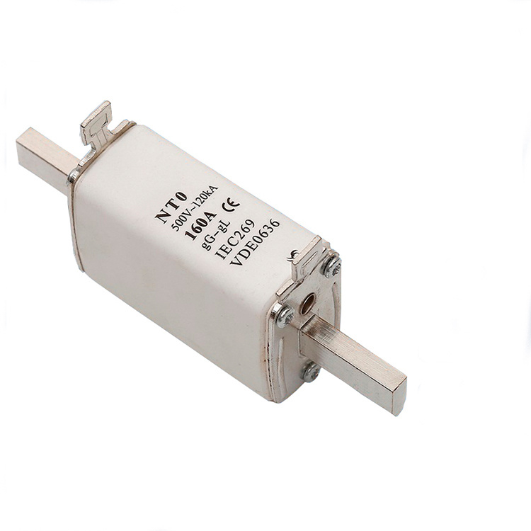 Rt16-0 (NT0) Square Pipe Knife-Shape Contact Fuse (6~100) , 125, 160A