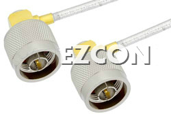 N Male Right Angle to N Male Right Angle Cable