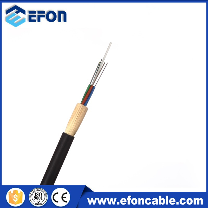 120m Span Aerial Self Supporting Fiber Optical Cable ADSS
