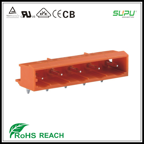 5.08mm UL 300V 15A Mcs Connector with Ground Contact