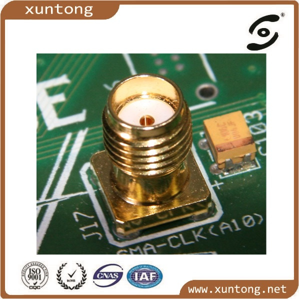 WiFi Modem SMA Plug Male Connector End Launch PCB Edg Mount RF Connector 50 Ohm 0.062